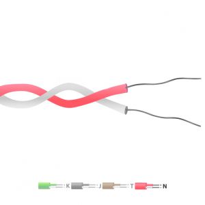 Type N PTFE Isolé Double Paire Torsadée Thermocouple Câble / Fil (IEC)