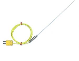 Thermocouple isolée minérale avec sceau de pot clair et plomb ANSI isolé de PFA avec mini-prise ajustée - Type K