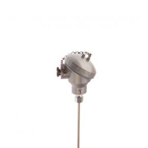 Thermocouple isolée minérale de style industriel avec tête terminale KNE - Type K Inconel (6mm x 400mm)