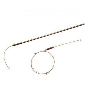 Thermocouple isolée minérale avec pot filé et100mm de plomb Twin Twisted IEC isolé de PFA - Types K,J,T,N