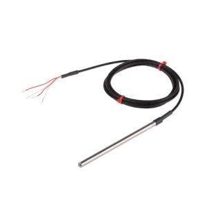 Sonde Pt100  usage gnral avec fil PFA - Type PRT - Diamtre de la sonde 6,0 mm - Longueur de la sonde 125 mm - Longueur du cble 2 m