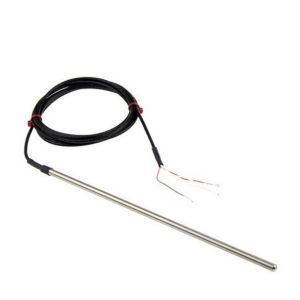 Sonde de prcision Pt100 avec cble de 2 mtres - Type RTD / PRT - Diamtre 6,0 mm - Longueur 250 mm avec connecteur D