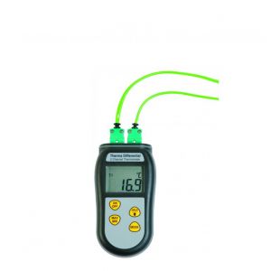 Thermomètre différentiel de therma (type K) avec étalonnage optionnel et sondes