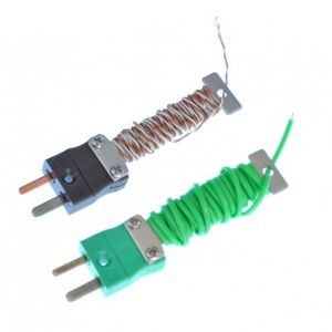 PFA Cable Tidy IEC Exposed Junction Thermocouple avec mini-fiche intgre - Types K, T