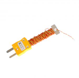 Thermocouple  jonction expose ANSI avec mini-prise intgre - Types K,T