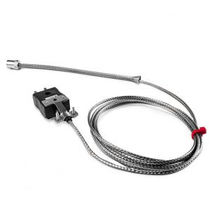 Thermocouple  baonnette rglable CEI, cble surtress en acier inoxydable en fibre de verre - Type K,J