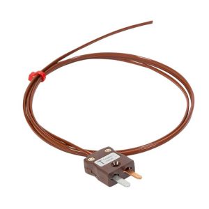 Thermocouple  fil hermtiquement scell IEC Type T avec terminaison de fiche miniature - 1M