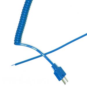 Type K Rétractable Curly Thermocouple Lead (JIS)