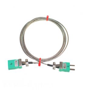 Type K Glassfibre Thermocouple Extension Leads with Miniature Plug ' Sockets (IEC)