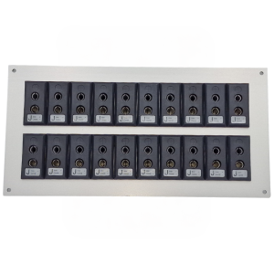 Connecteur de thermocouple Panneau en aluminium avec prises standard ANSI de type J