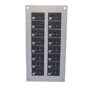 Connecteur de thermocouple Panneau en aluminium avec prises miniatures ANSI de type J