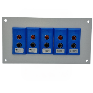 Connecteur de thermocouple Panneau en aluminium avec prises standard ANSI de type T