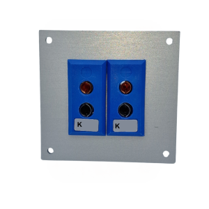 Thermocouple Connector Aluminium Panel with Type K JIS Standard Sockets