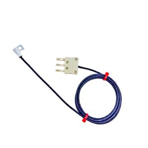 Capteur RTD  montage en surface avec prise miniature  3 broches - Longueur 1 m