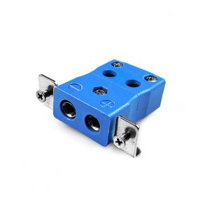 Standard Quick Wire Panel Mount Thermocouple Connector avec Bracket en acier inoxydable JS-K-SSPFQ Type K JIS