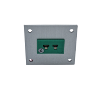 Connecteur de thermocouple Panneau en aluminium avec prises miniatures IEC de type K - 1 voie