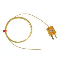 Thermocouple  jonction expose ANSI isol en fibre de verre avec prise miniature - Types K