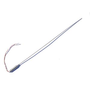 Thermocouple isol minral  rponse rapide ANSI de 0,25 mm de diamtre avec pot filet et queues ANSI PFA - Jonction isole de type K - Longueur de 250 mm