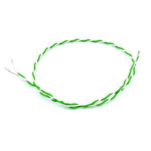 Thermocouple IEC expos  double jonction torsade isol en PTFE avec queues nues - Type K - Longueur de cble de 250 mm