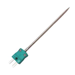 Sonde de temprature  pointe daiguille IEC K - 3,3 x 110 mm avec Mini Plug