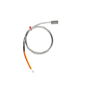 Thermocouple  lames ANSI, cble isol en fibre de verre avec sur-tresse en acier inoxydable se terminant par des queues nues - Longueur 3M