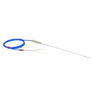 Thermocouple isol minral JIS avec joint simple et 1 m de plomb JIS isol en PFA - Type K - 3,0 mm x 150 mm