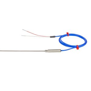 Thermocouple isol minral JIS avec joint simple et 1 m de plomb JIS isol en PFA - Type K - 6,0 mm x 500 mm