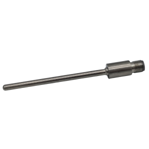 Capteur RTD Pt100 dautomatisation industrielle avec connecteur M12 - Type de raccordement de processus  barillet lisse - Diamtre de la gaine de 6 m - Longueur de la gaine de 200 mm
