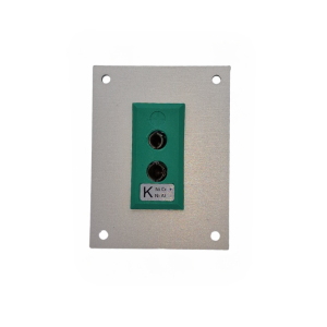 Panneau aluminium pour connecteur thermocouple avec douilles standard IEC Type K - 1 way