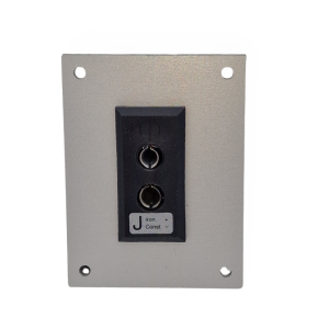 Panneau aluminium pour connecteur thermocouple avec douilles standard IEC Type J - 1 way