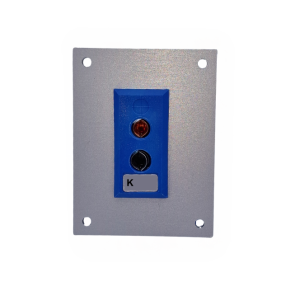 Panneau aluminium pour connecteur thermocouple avec prises standard JIS Type K - 1 way