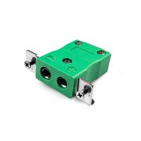 Standard Panel Mount Thermocouple Connector avec Stainless Steel Bracket AS-R/S-SSPF Type R/S ANSI