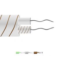 Type T Câble / fil thermocouple à paire plate isolée en fibre de verre (IEC)