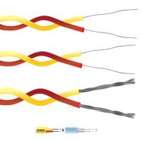 Type K PFA isol double paire torsade thermocouple cble / fil (ANSI)