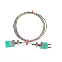 Type K Glassfibre Thermocouple Extension Leads with Miniature Plug ' Sockets (IEC)
