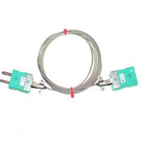 Type K Glassfibre Thermocouple Extension Leads with Standard Plug ' Sockets (IEC)